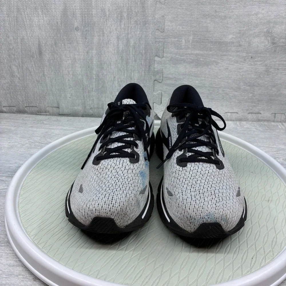 Brooks Ghost 15 Running Shoes Mens 14 Grey Mesh Athletic 1103931D121